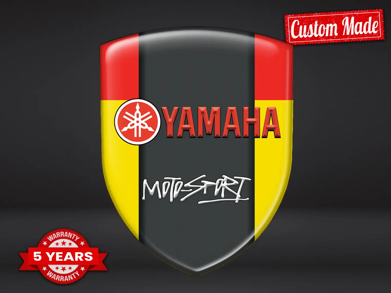 Yamaha Pegatinas Logo Negocio Edición Estrella Minimalista